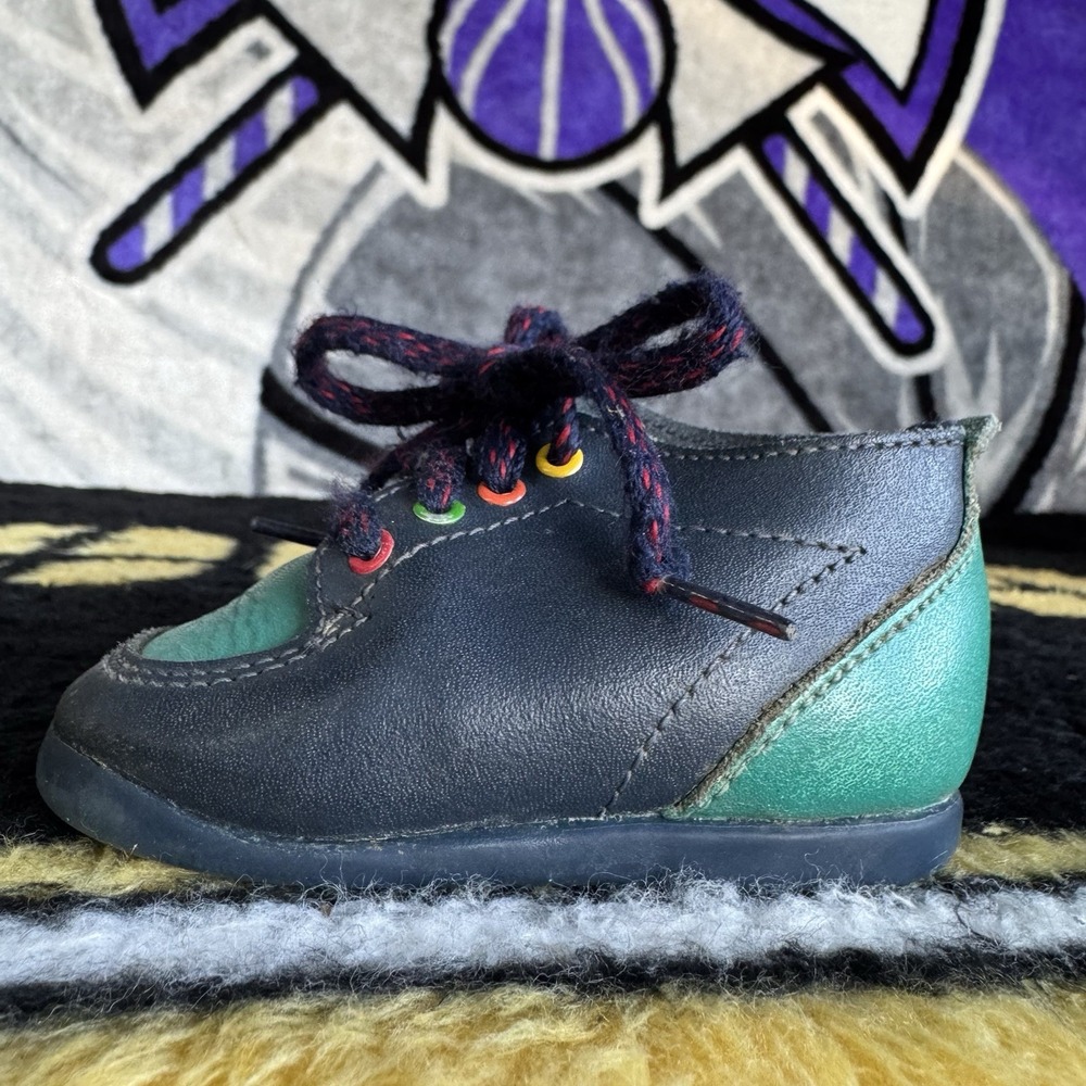 Size 3c - Vintage 1990s Superoos Plus Kids Shoes Sneakers Toddler Baby